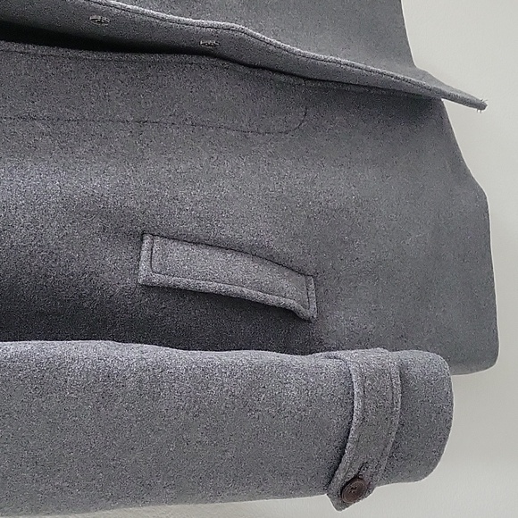 J. Crew Wool Charcoal Pea Coat - Picture 4 of 10